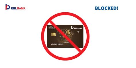 How To Block Or Unblock RBL Credit Card .